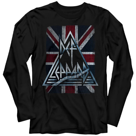 Def Leppard-Jacked Up-Black Adult L/S T-Shirt - Black