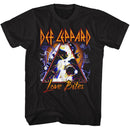 Def Leppard-Love Bites-Black Adult S/S T-Shirt - Black