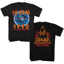 Def Leppard-Adrenalize Tour-Black Adult S/S T-Shirt ***F&B*** - Black