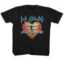 Def Leppard-Bringin-Black Youth S/S T-Shirt-Xs (5-6) - Black