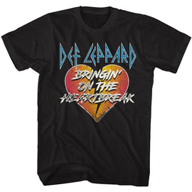 Def Leppard-Bringin-Black Adult S/S T-Shirt - Black