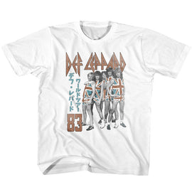 Def Leppard-Deflep83-White Toddler S/S T-Shirt-2T - White