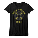 Def Leppard-Rock Brigade-Black Ladies S/S T-Shirt - Black