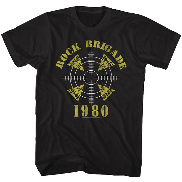 Def Leppard-Rock Brigade-Black Adult S/S T-Shirt - Black