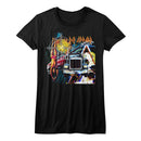 Def Leppard-Jumble-Black Ladies S/S T-Shirt - Black