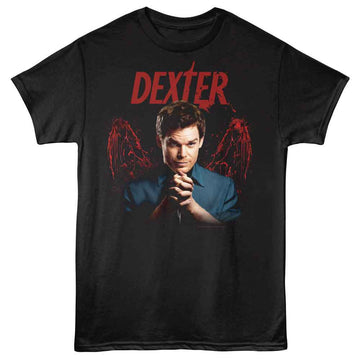 Dexter-Dexter Blood Wings Alt-Black Adult S/S T-Shirt - Black