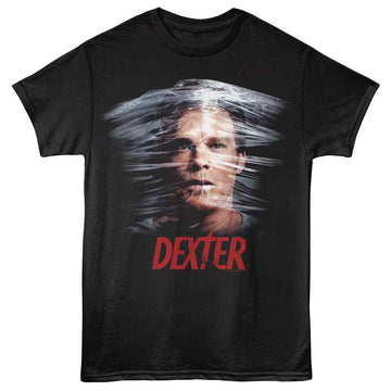 Dexter-Dexter Plastic Wrap Poster-Black Adult S/S T-Shirt - Black