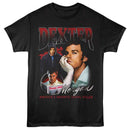 Dexter-Dexter Morgan Collage-Black Adult S/S T-Shirt - Black