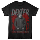 Dexter-Dexter Instincts-Black Adult S/S T-Shirt - Black