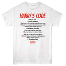 Dexter-Dexter Harrys Code-White Adult S/S T-Shirt - White