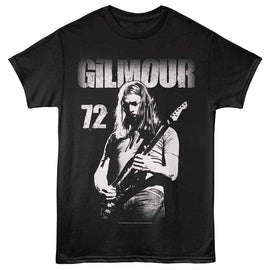 David Gilmour-David Gilmour 72-Black Adult S/S T-Shirt - Black