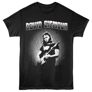 David Gilmour-David Gilmour-Black Adult S/S T-Shirt - Black