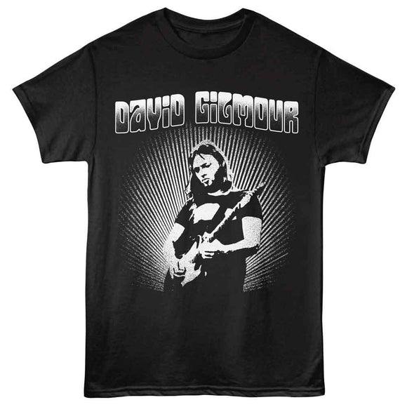 David Gilmour-David Gilmour-Black Adult S/S T-Shirt - Black