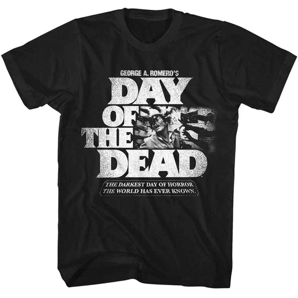 Day Of The Dead-Dotd Darkest Day-Black Adult S/S T-Shirt - Black