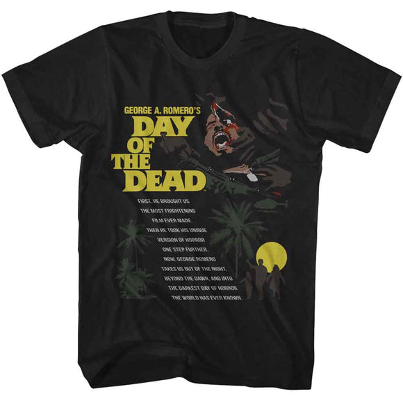 Day Of The Dead-Dotd Out Of The Night-Black Adult S/S T-Shirt - Black