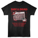 Day Of The Dead-Dotd The Day-Black Adult S/S T-Shirt - Black