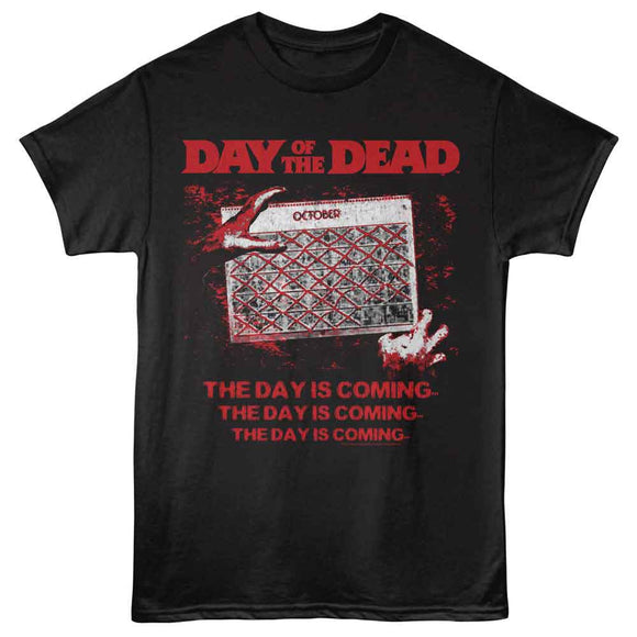 Day Of The Dead-Dotd The Day-Black Adult S/S T-Shirt - Black