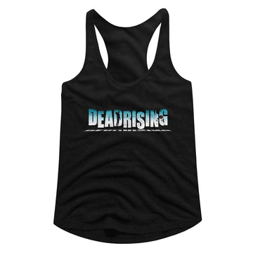 Dead Rising-Logo-Black Ladies Slimfit Racerback-S - Black