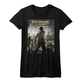 Dead Rising-Deadrising3-Black Ladies S/S T-Shirt - Black