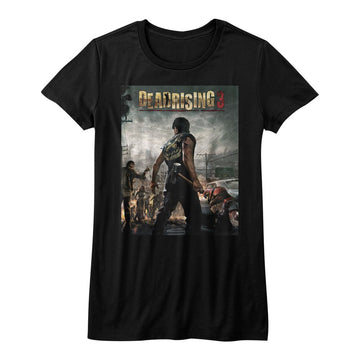 Dead Rising-Deadrising3-Black Ladies S/S T-Shirt - Black