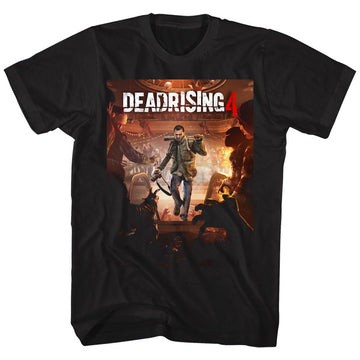 Dead Rising-Dr4-Black Adult S/S T-Shirt - Black