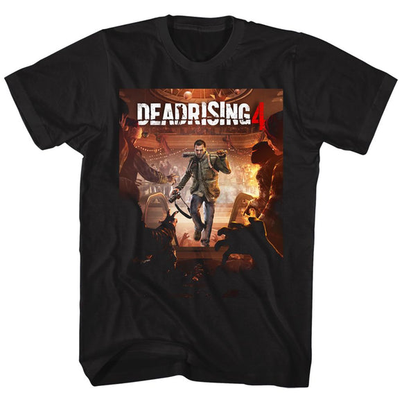 Dead Rising-Dr4-Black Adult S/S T-Shirt - Black