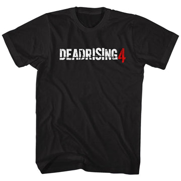 Dead Rising-Dr4Logo-Black Adult S/S T-Shirt - Black
