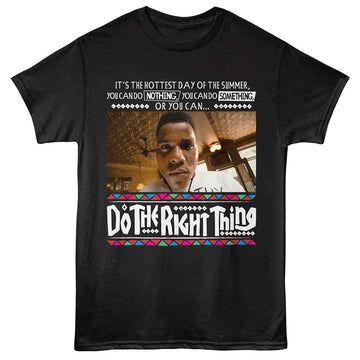 Do The Right Thing Hottest Day Of Summer Black Adult T-Shirt
