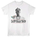 Do The Right Thing Buggin Out White Adult T-Shirt