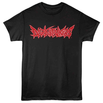 Darkstalkers-Darkstalkers Logo-Black Adult S/S T-Shirt - Black