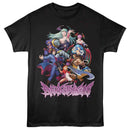 Darkstalkers-Darkstalkers Resurrection Group-Black Adult S/S T-Shirt - Black