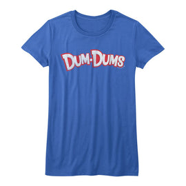Dum Dums-Logo-Royal Ladies S/S T-Shirt - Royal