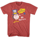 Dum Dums-Smart-Smart-Red Heather Adult S/S T-Shirt - Red Heather
