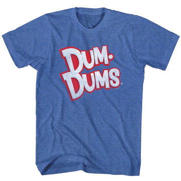 Dum Dums-Dum Dums-Royal Heather Adult S/S T-Shirt - Royal Heather