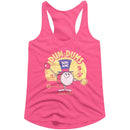 Dum Dums-Drum Man Ad-Vintage Pink Ladies Raw Edge Racerback-S - Vintage Pink
