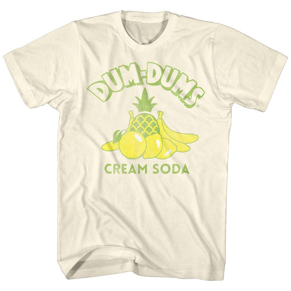 Dum Dums-Creamsoda-Natural Adult S/S T-Shirt - Natural