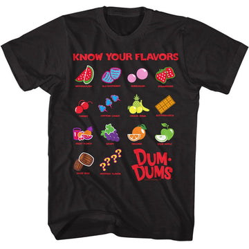 Dum Dums-Dum Dums-Black Adult S/S T-Shirt - Black