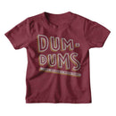 Dum Dums-Dum Dums Worlds Best Pop-Vintage Burgundy Youth S/S T-Shirt (7-8) - Vintage Burgundy