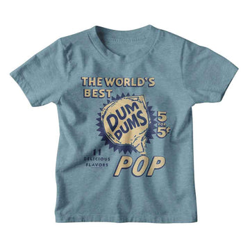 Dum Dums-Dum Dums Five For Five-Vintage Indigo Youth S/S T-Shirt (7-8) - Vintage Indigo