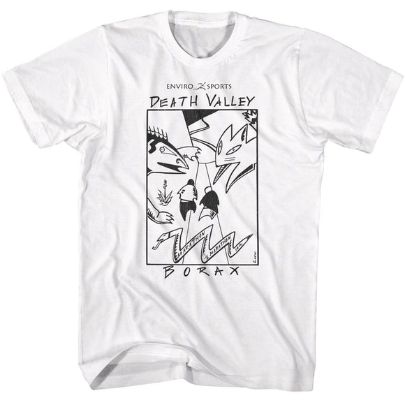 Enviro Sports-Enviro Sports Death Valley Borax-White Adult S/S T-Shirt - White