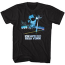 Escape From New York-Vintage Poster-Black Adult S/S T-Shirt - Black