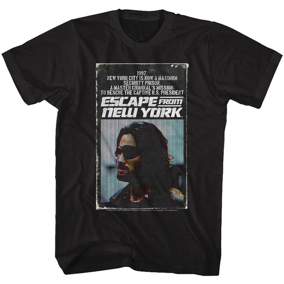 Escape From New York-Efny Book-Black Adult S/S T-Shirt - Black