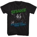 Escape From New York-Escape From New York Snake Driving-Black Adult S/S T-Shirt - Black