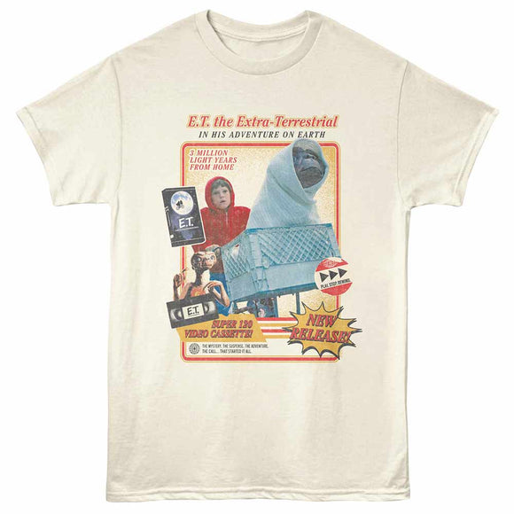 E.T. Bring E.T. Home Natural Adult T-Shirt