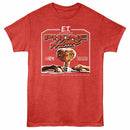 E.T. Phone Home Contained Red Heather Adult T-Shirt