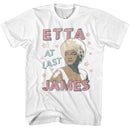 Etta James-Etta James Doodle Style-White Adult S/S T-Shirt - White