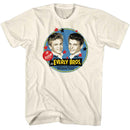 Everly Brothers-Everly Brothers Star Circles-Natural Adult S/S T-Shirt - Natural