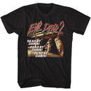 Evil Dead-Evil Dead Dead By Dawn-Black Adult S/S T-Shirt - Black