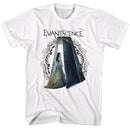 Evanescence-Evanescence Mausoleum Angel-White Adult S/S T-Shirt - White