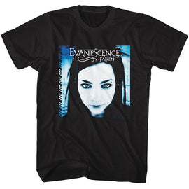 Evanescence-Evanescence Fallen Album Cover-Black Adult S/S T-Shirt - Black